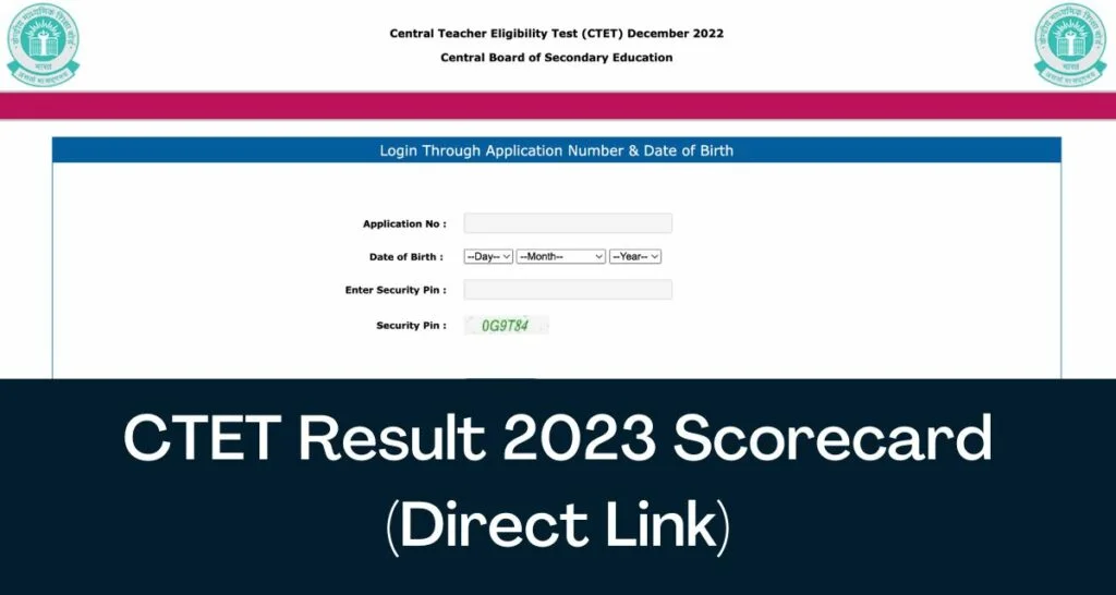 CTET-Result-2023-Scorecard-Direct-Link
